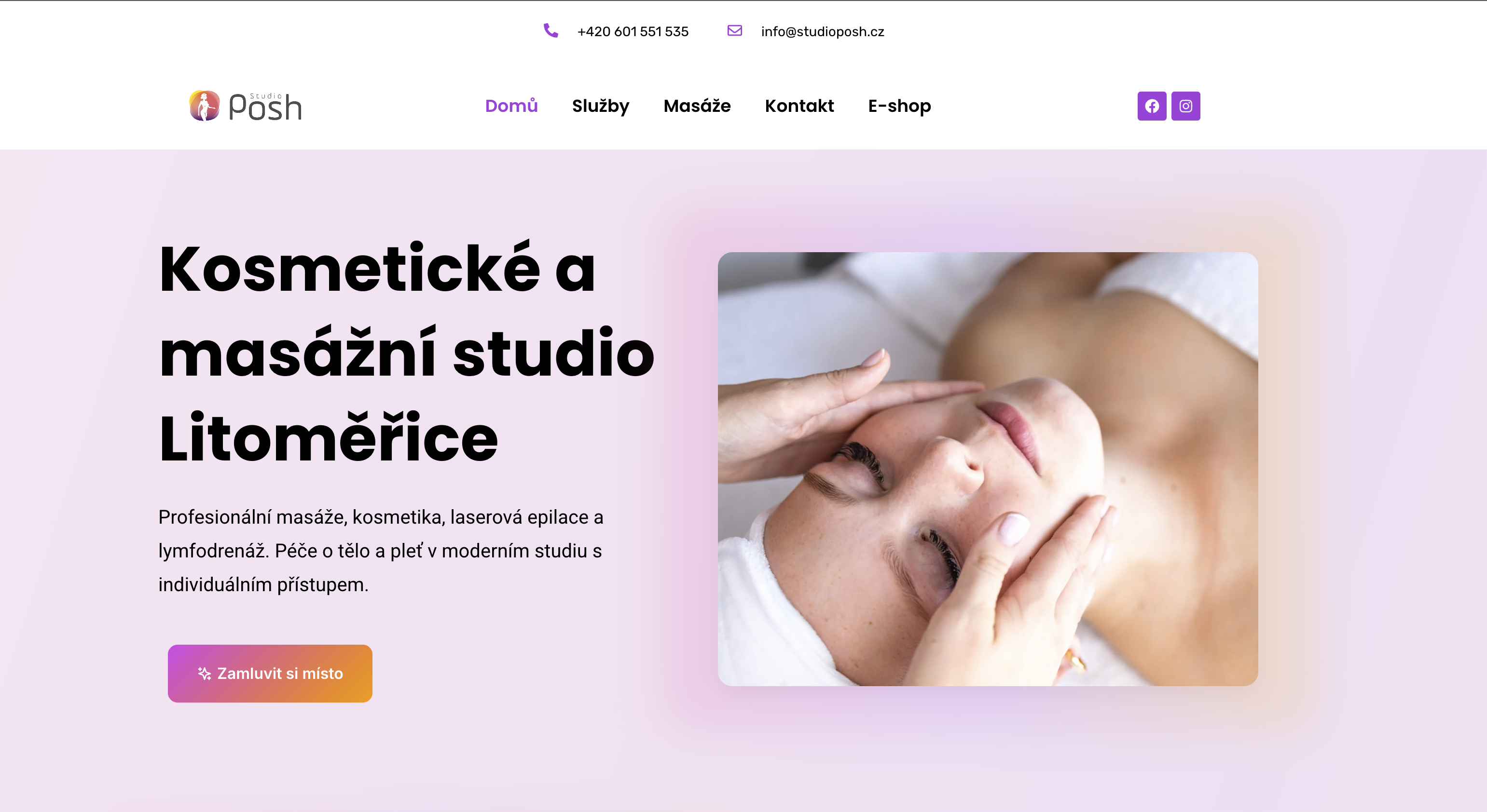 Screenshot studioposh.cz